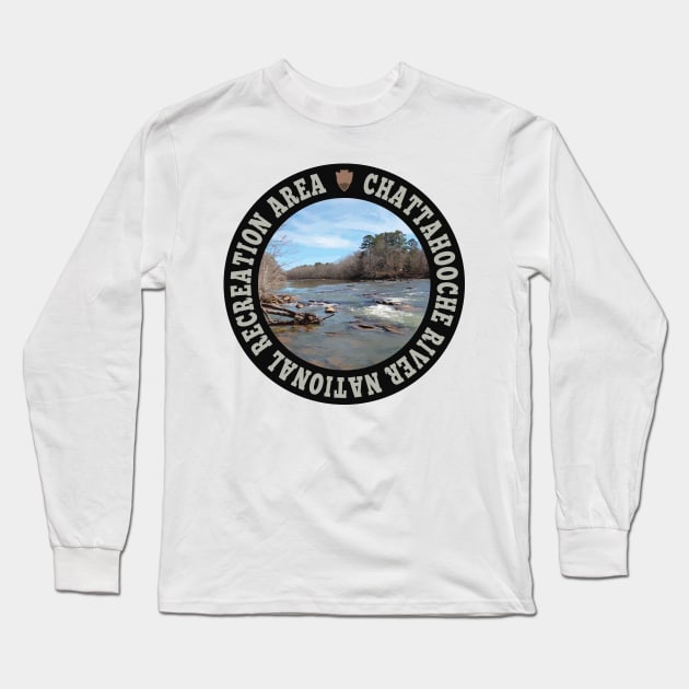 Chattahoochee River National Recreation Area circle Long Sleeve T-Shirt by nylebuss